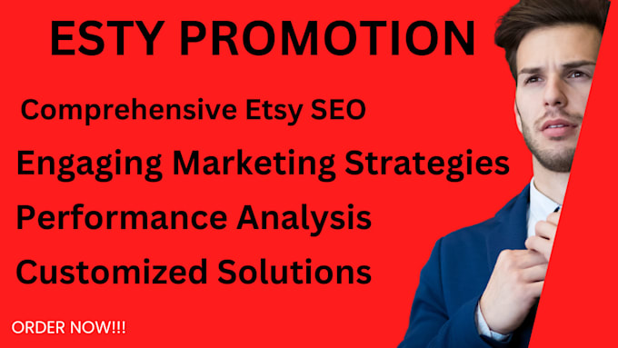 Gig Preview - Do etsy shop marketing, etsy shop seo promotion to increase sales and traffic