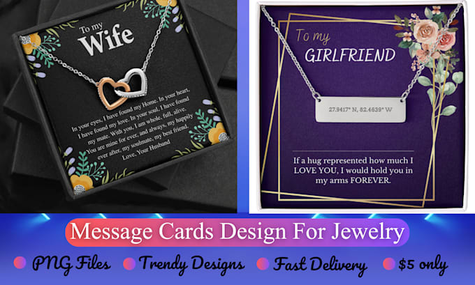 Gig Preview - Design attractive message cards for shineon amazon, etsy and shopify