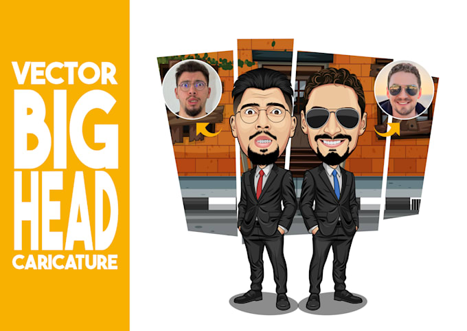 Gig Preview - Draw cartoon caricature from your photo