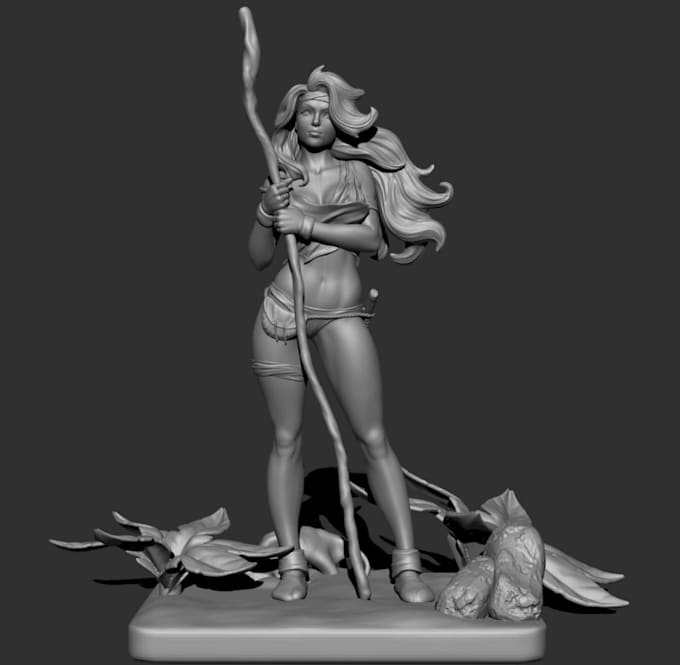 Gig Preview - Carve 3d human toy,nsfw model, mudbox character,dnd miniature, 3d print stl file