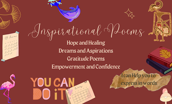 Bestseller - write inspirational poems for you