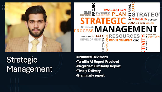 Gig Preview - Provide assistance in strategic management and shrm