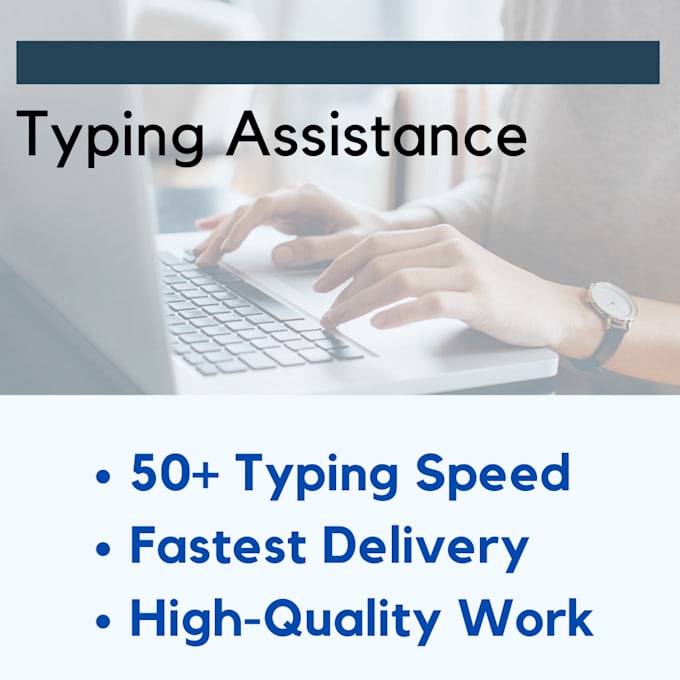 Gig Preview - Do professional typing service, retype any document