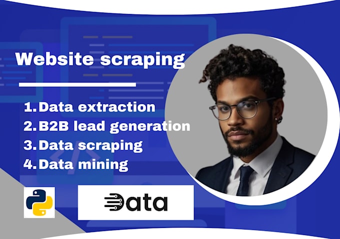 Gig Preview - Do website scraping data scraping b2b lead generation, data, google map scraping