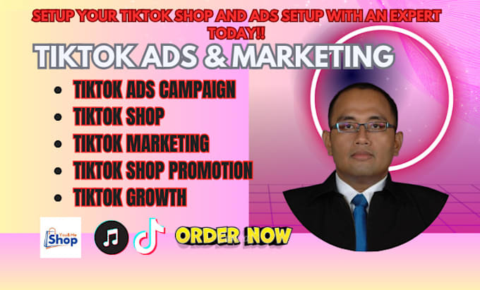 Gig Preview - Do tiktok marketing, setup tiktok shop, dropshipping marketing, tiktok ads