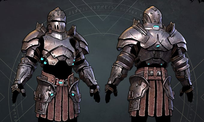 Gig Preview - Sculpt 3d mask, helmet full armour, face cosplay knight props game asset