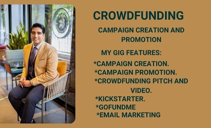 Gig Preview - Do crowdfunding campaign creation promotion on kickstarter gofundme indiegogo