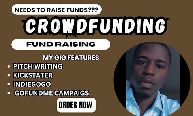 Gig Preview - Write a pitch for your kickstarter  indiegogo gofundme crowdfunding campaign