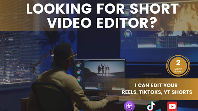 Gig Preview - Do professional reel, yt shorts and tiltok editing for you