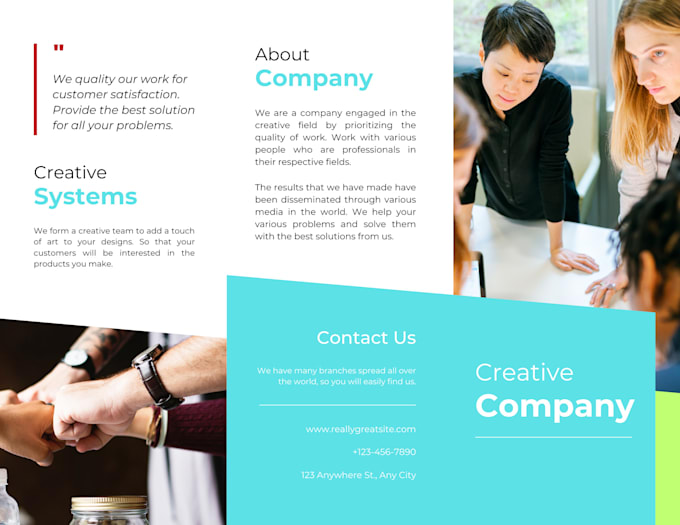 Gig Preview - Design premium quality brochure, catalog, booklet in canva or adobe