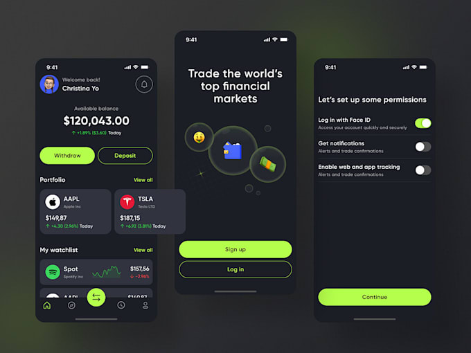 Gig Preview - Develop stock trading app, forex trading app, crypto trading app