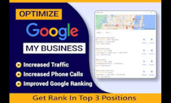 Gig Preview - Optimize google my business profile for local SEO and gmb maps ranking