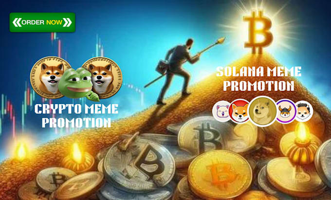 Gig Preview - Crypto twitter x marketing solana meme coin promotion to reach 90m investor