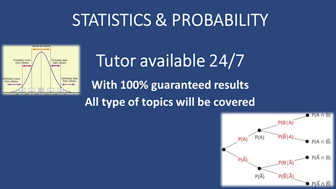 Gig Preview - Assist you in statistics , probability , math and calculus