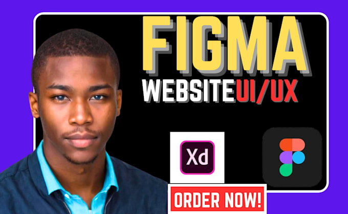 Gig Preview - Custom design figma website design website ui ux design landing page, mockup xd