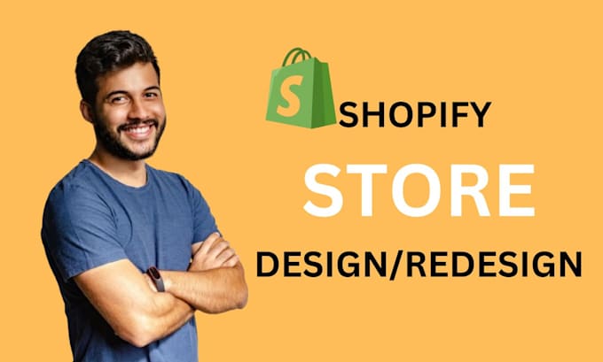 Gig Preview - Design redesign shopify store shopify dropshipping store shopify website