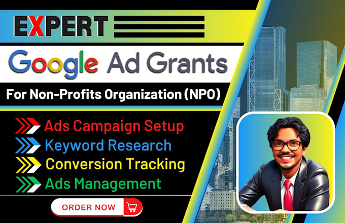 Gig Preview - Setup and manage google ads grant PPC campaign for nonprofit