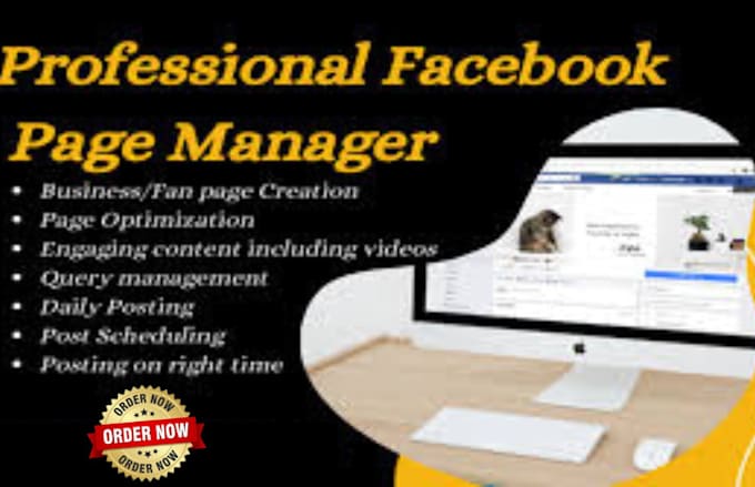 Gig Preview - Facebook page business manager, content creation, video creation expert