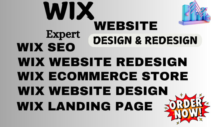 Gig Preview - Do wix website design wix website redesign wix ecommerce