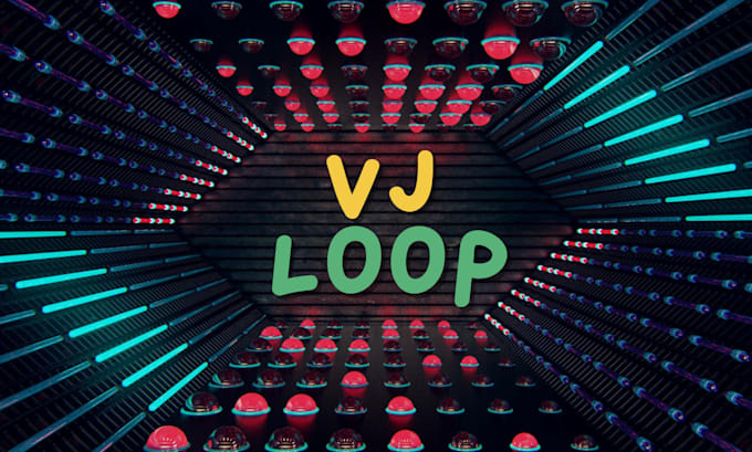 Gig Preview - Do cool vj loop background stage design dj visual logo animation loop animation