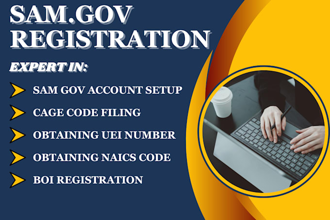 Gig Preview - Do samgov registration, uei code, cage code, mbe, wosb