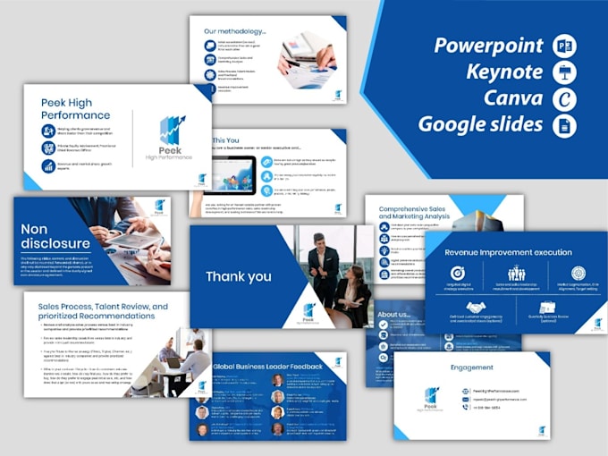 Gig Preview - Create quick powerpoint presentation investor pitch deck slide design template