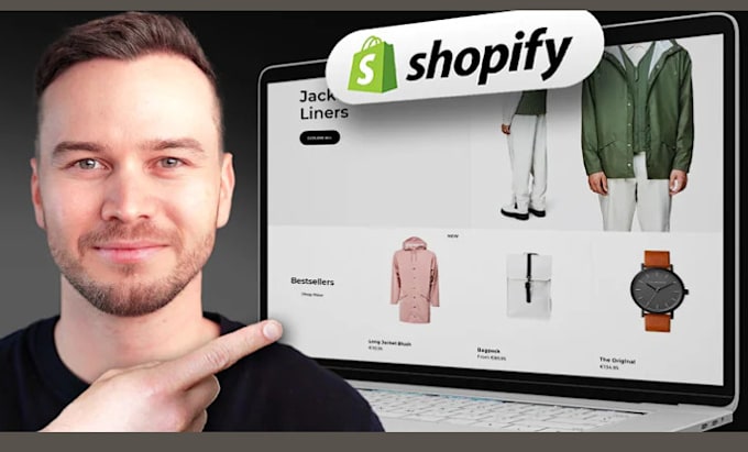 Gig Preview - Do shopify website design, shopify redesign, dropshipping store, shopify website