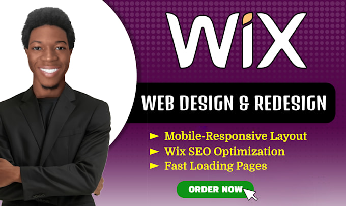 Gig Preview - Design, develop or redesign wix website, wix expert, wix developer