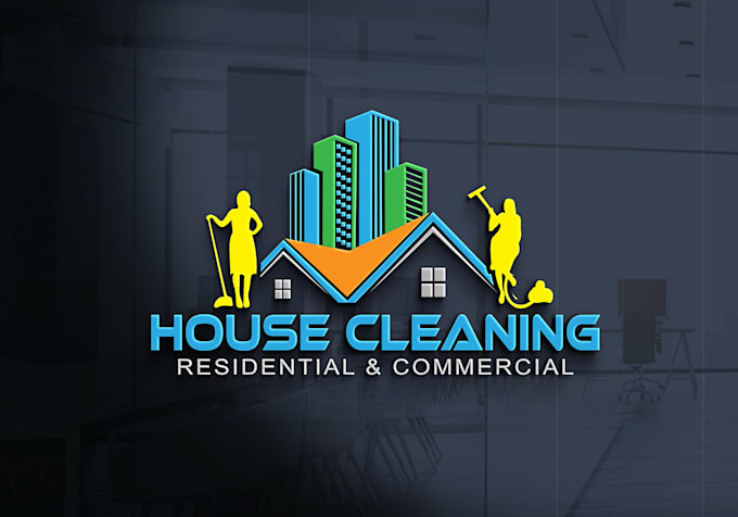 Gig Preview - Design a unique logo for cleaning service business