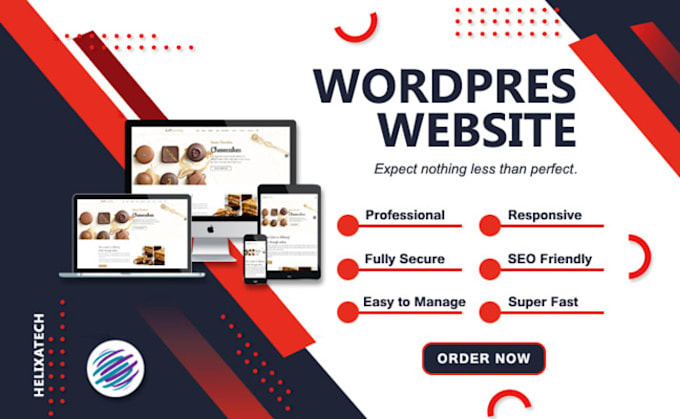 Gig Preview - Create wordpress website design woocommerce store