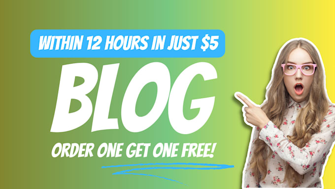 Gig Preview - Write an engaging SEO blog post in 12 hours