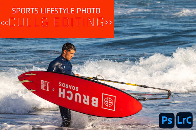 Gig Preview - Cull and edit sports photos in lightroom and photoshop