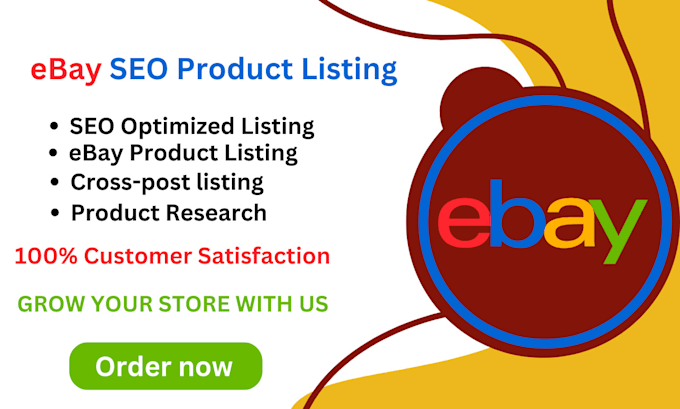 Gig Preview - Do ebay seo product listing, ebay listing, cross lister