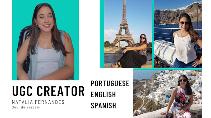 Gig Preview - Create ugc videos in portuguese, spanish or english