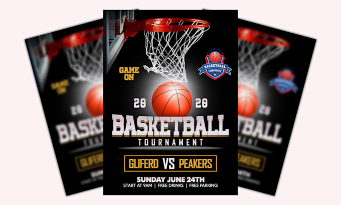 Gig Preview - Create stunning sport flyer, basketball, baseball, football