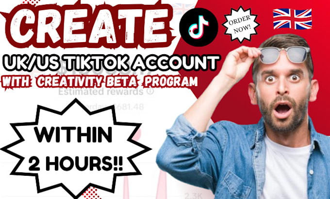 Bestseller - create uk, usa account with creativity program beta within 2hrs