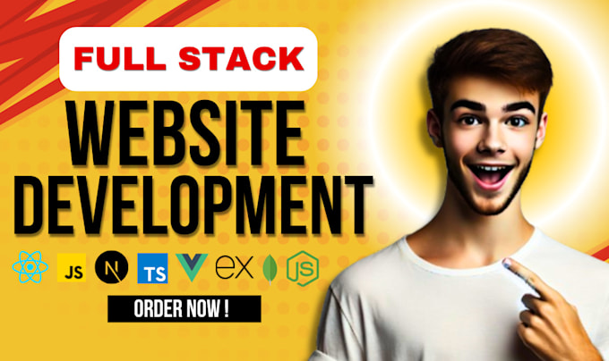 Gig Preview - Do custom website development as a full stack developer