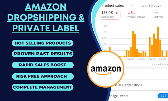 Gig Preview - Amazon dropshipping amazon private label product research as amazon va