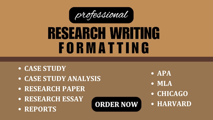 Gig Preview - Format case study analysis, report, research paper in apa mla chicago harvard