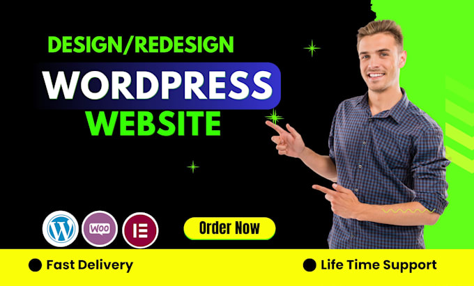 Gig Preview - Create ecommerce website or design, redesign wordpress woocommerce website