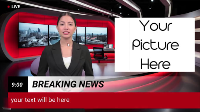 Bestseller - be creative spokesperson in breaking news videos for any language