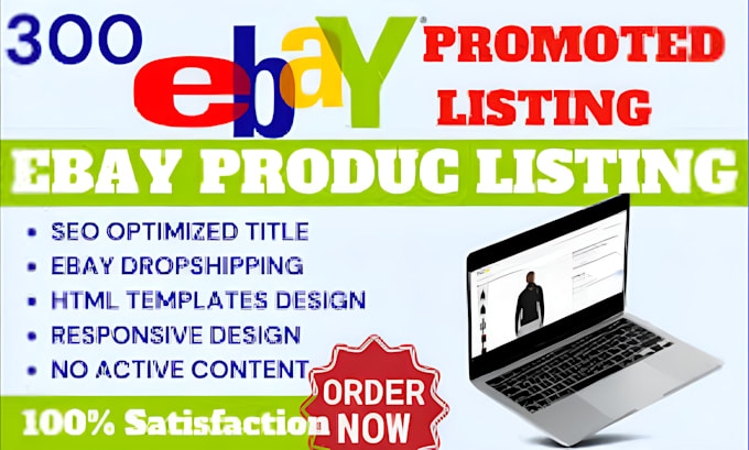 Gig Preview - Boost your ebay sales with SEO optimized product listings