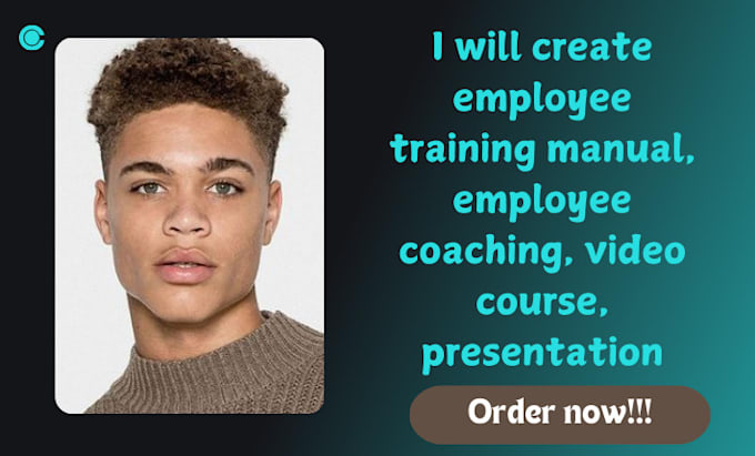 Gig Preview - Create employee training manual, employee coaching, video course, presentation