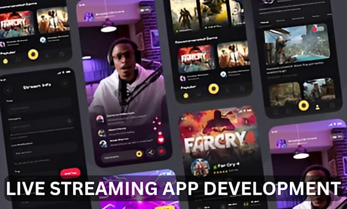 Gig Preview - Develop a live streaming video streaming and music streaming app