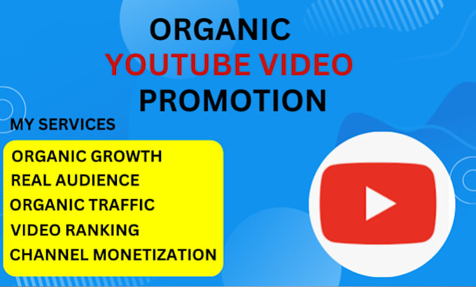 Gig Preview - Organic youtube channel promotion channel monetization