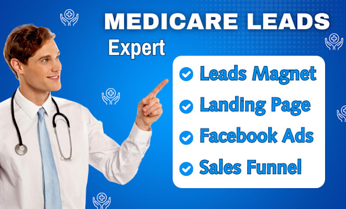 Gig Preview - Medicare leads medicare landing page medicare insurance medicare leads