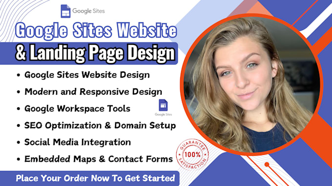 Gig Preview - Create google sites website for your business landing page and SEO optimization