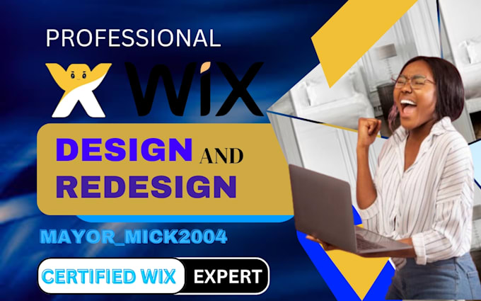 Gig Preview - Design wix website design website design wix eccommerce redesign wix development