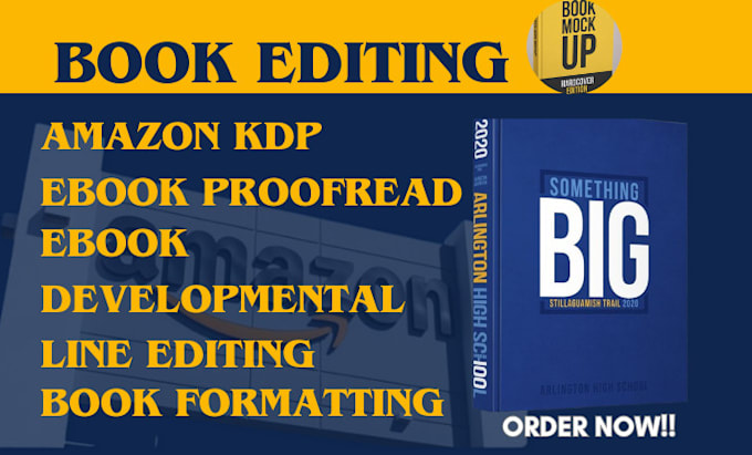 Gig Preview - Do amazon book editing, formatting ebook for self publishing