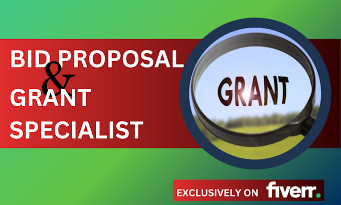 Gig Preview - Write grant proposal nonprofit or business grant, bid proposal, respond to rfp